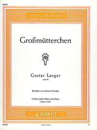 Langer, G: Großmütterchen op. 20