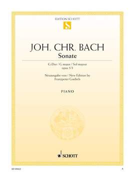 Bach, J C: Sonata G major G major op. 5/3