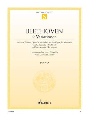Beethoven: Nine Variations A major WoO 69