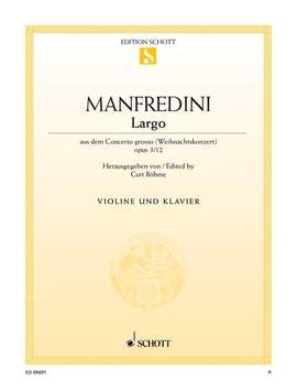 Manfredini, F: Largo op. 3/12