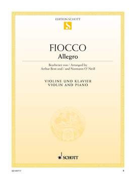 Fiocco, J: Allegro