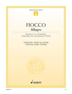 Fiocco, J: Allegro