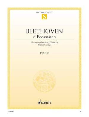 Beethoven, L v: Six Ecossaises E-flat major WoO 83