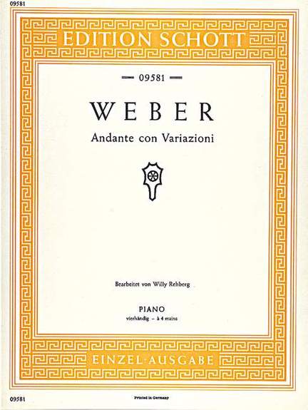 Weber: Andante with variations