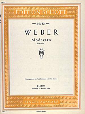 Weber: Moderato op. 10/1