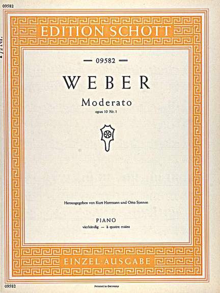 Weber: Moderato op. 10/1