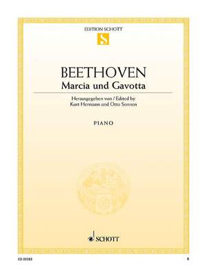 Beethoven, L v: Marcia C major / Gavotta F major op. 45