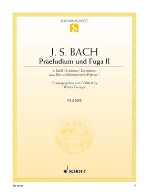 Bach, J S: Prelude II and Fugue II C minor BWV 847