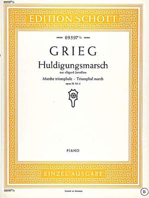 Grieg, E: Triumphal march op. 56/3