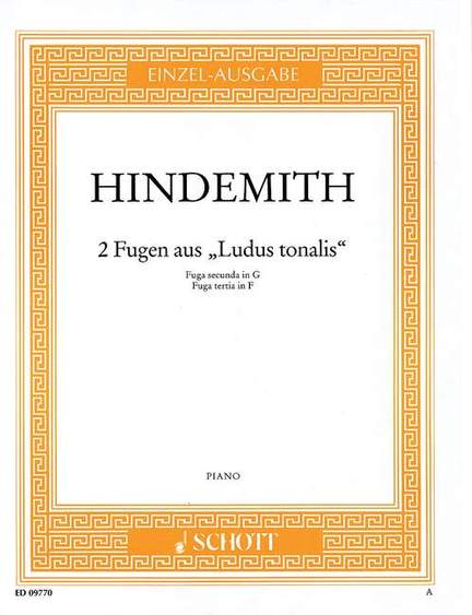 Hindemith, P: Ludus tonalis