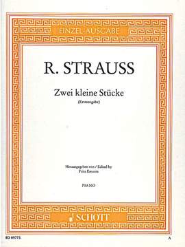 Strauss, R: Zwei kleine Stücke o. Op. AV. 22