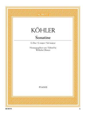 Koehler, L: Sonatine G-Dur G major