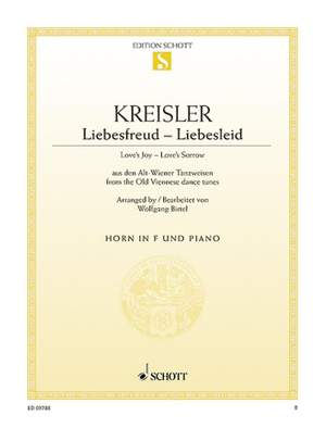 Kreisler: Liebesfreud - Liebesleid