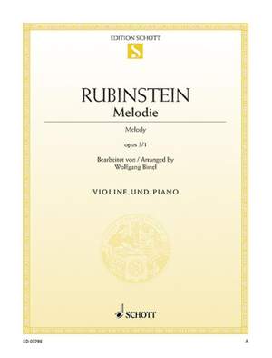 Rubinstejn, G: Melodie op. 3/1