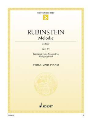 Rubinstejn, G: Melody op. 3/1
