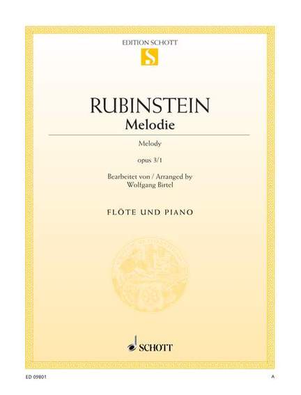 Rubinstejn, G: Melody op. 3/1