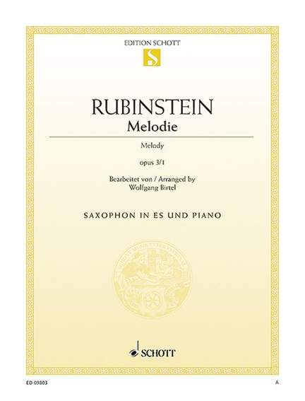 Rubinstejn, G: Melody op. 3/1