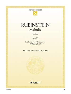 Rubinstejn, G: Melody op. 3/1