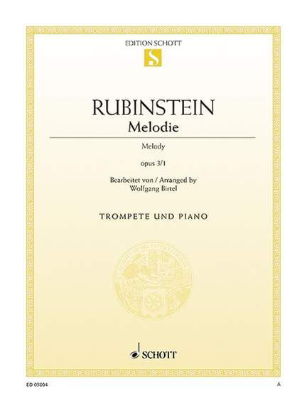 Rubinstejn, G: Melody op. 3/1