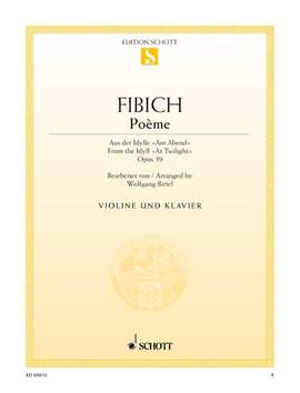 Fibich, Z: Poème op. 39