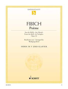 Fibich, Z: Poème op. 39