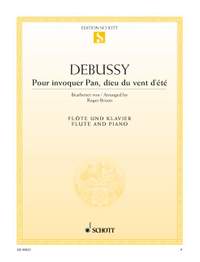 Debussy, C: Pour invoquer Pan, dieu du vent d'été