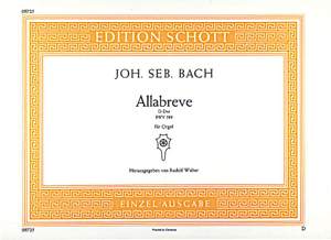 Bach, J S: Allabreve D major BWV 589