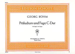 Boehm, G: Präludium und Fuge C-Dur C major