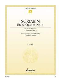 Scriabin: Etude C-sharp minor op. 2/1