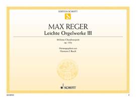 Reger: Easy Organ Pieces op. 135a Band 3