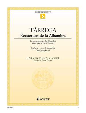 Tárrega, F: Recuerdos de la Alhambra