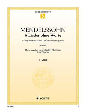 Mendelssohn: 6 Songs without Words op. 19