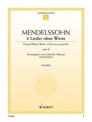 Mendelssohn: 6 Songs without Words op. 30