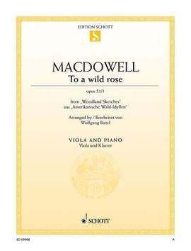 MacDowell, E: To a wild rose op. 51/1
