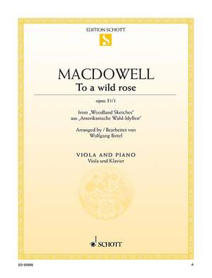 MacDowell, E: To a wild rose op. 51/1
