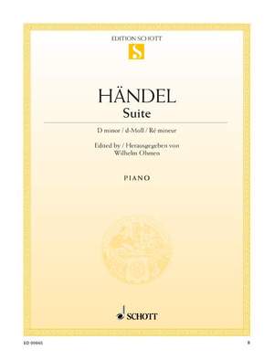 Handel, G F: Suite D minor HWV 437 (HHA II/4 - Walsh 1733 No. 4)