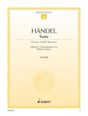 Handel, G F: Suite d-Moll D minor HWV 437 (HHA II/4 - Walsh 1733 No. 4)