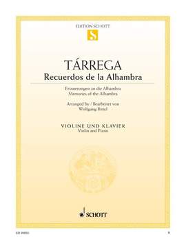Tárrega, F: Recuerdos de la Alhambra