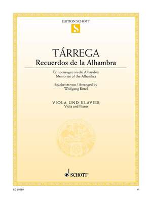 Tárrega, F: Recuerdos de la Alhambra