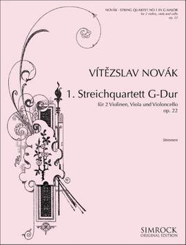 Novák, V: String Quartet 1 in G G major op. 22