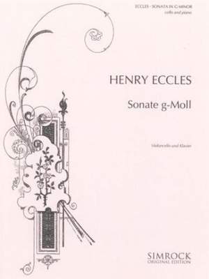 Eccles H Sonata In G Minor Presto Sheet Music