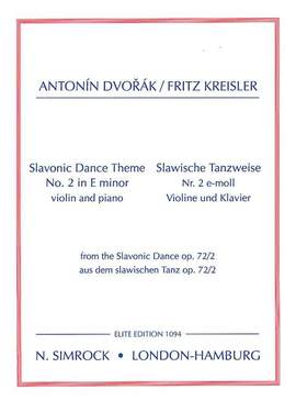 Dvořák, A: Slavonic Dance Theme