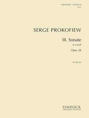 Prokofiev, S: Piano Sonata No. 3 in A Minor op. 28