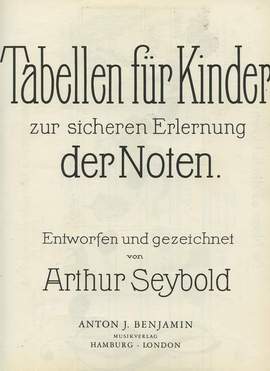 Seybold, A: Tabellen für Kinder