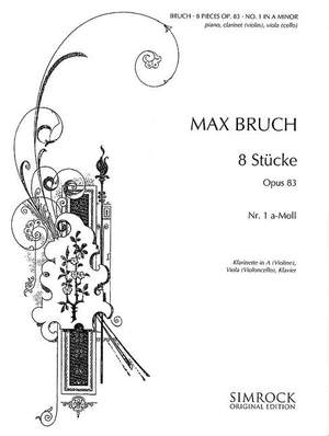 Bruch, M: No.1 in A minor, from 8 Pieces op. 83/1