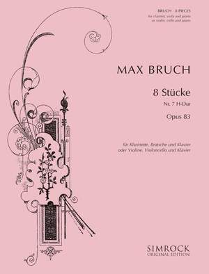 Bruch, M: Acht Stücke B major op. 83/7