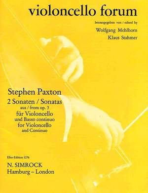 Paxton, S: Two Sonatas op. 3