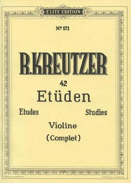 Kreutzer, R: 42 Etüden