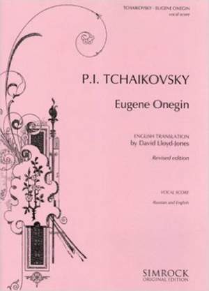 Tchaikovsky: Eugene Onegin op. 24 CW 5