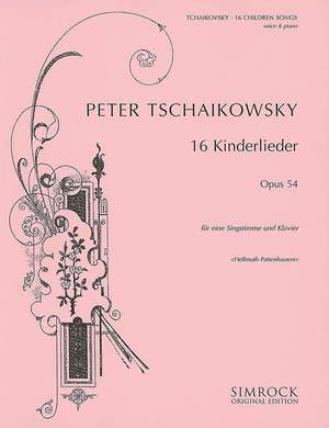 Tchaikovsky: 16 Children's Songs op. 54
